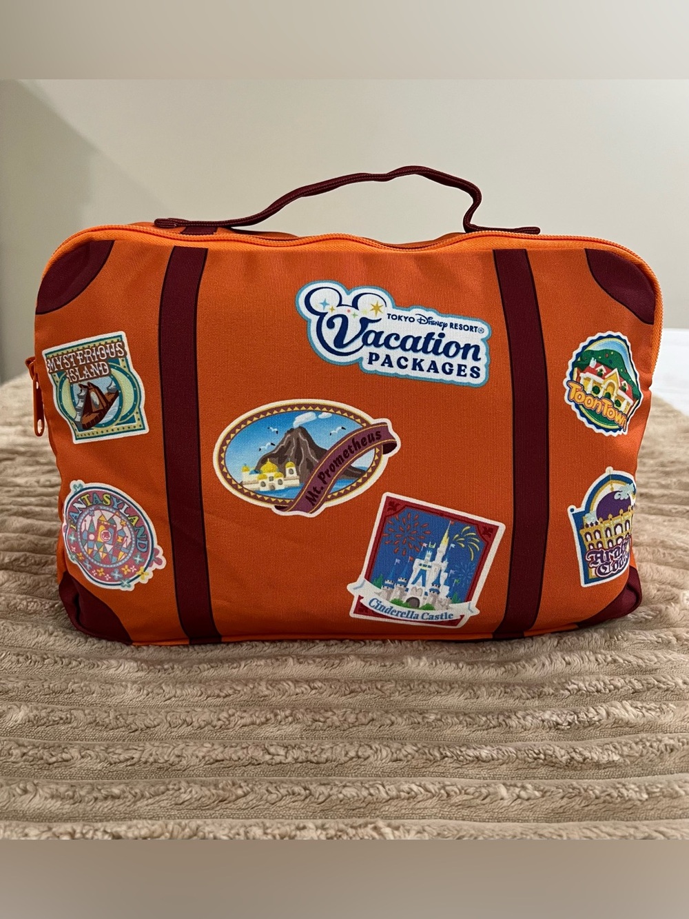 Authentic Tokyo Disney Resort Vacation Package Exclusive Travel Bag / Pouch